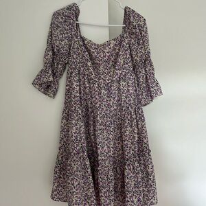 Beautiful purple floral dress